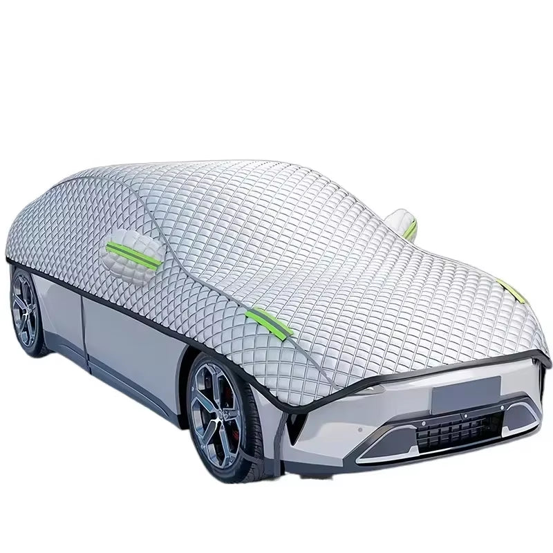 Car Cover Half Full Rain Snow Car Cover Auto Heat Insulation Dustproof Sunshade Outdoor Ice Frost Protection