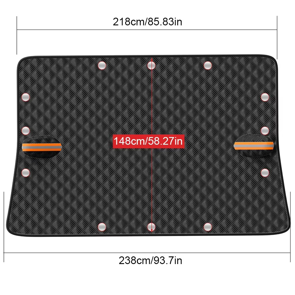 Winter Car Window Snow Cover Large Size Magnetic Car Windshield Snow Cover anti Freeze Snow Windshield Covers Glass Sun Visor