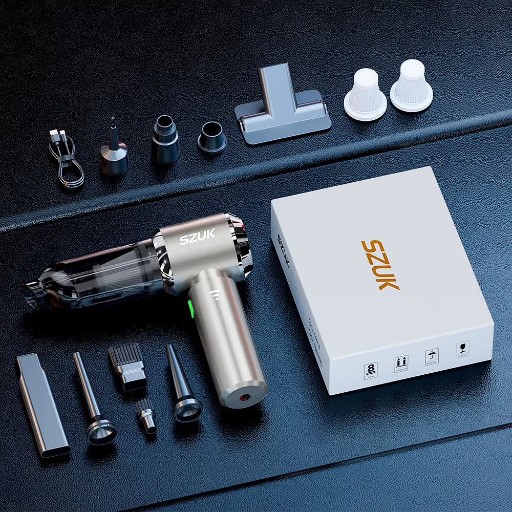 985000Pa Car Vacuum Cleaner Powerful Suction Wireless Vacuum Cleaner Handheld Portable Cleaner Mini Vacuum Cleaner for Car