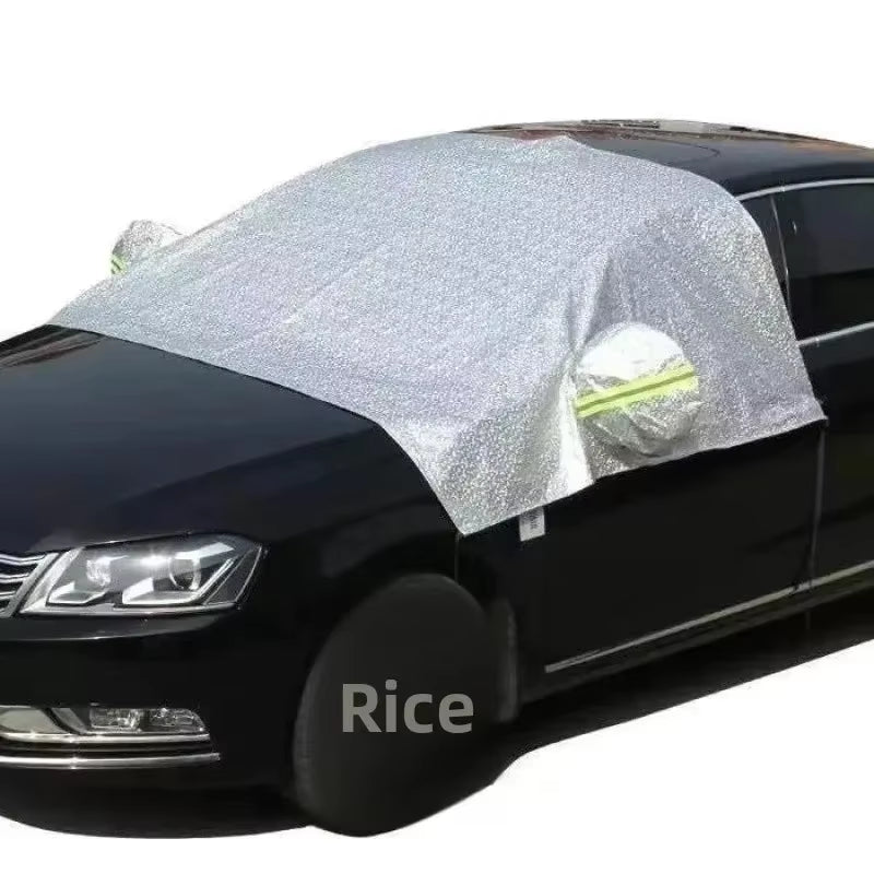 Car Cover Half Full Rain Snow Car Cover Auto Heat Insulation Dustproof Sunshade Outdoor Ice Frost Protection