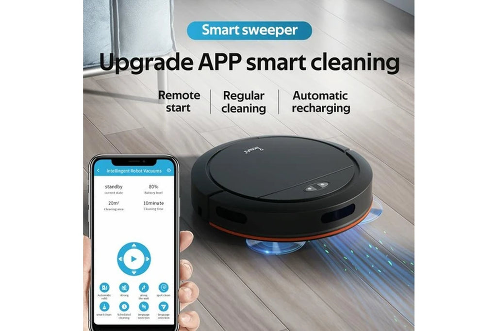 Ob16 Mini Vacuum Cleaner Intelligent Sweeping Robot - Black