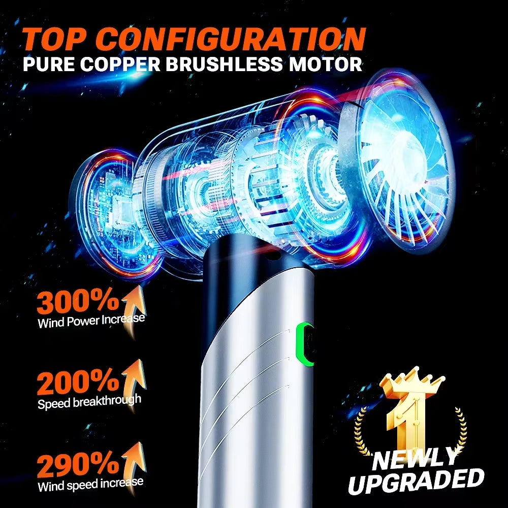 New Foldable Vacuum Cleaner Wireless Car Vacuum Cleaner Handheld Mini Vacuum Cleaner Cordless Strong Suction Car Cleaner