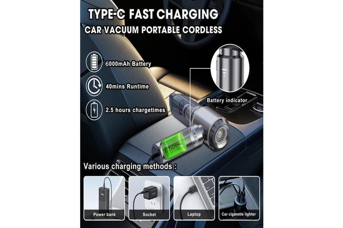 Cordless Portable Mini Vacuum Cleaner/Handheld Dust Blower