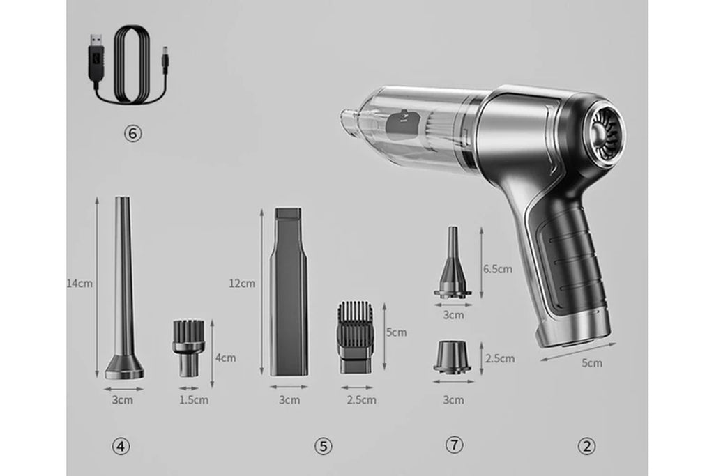 Cordless Handheld Car Vacuum Cleaner 19000PA Portable Vacuum Cleaner