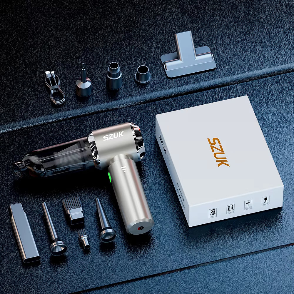 985000Pa Car Vacuum Cleaner Powerful Suction Wireless Vacuum Cleaner Handheld Portable Cleaner Mini Vacuum Cleaner for Car