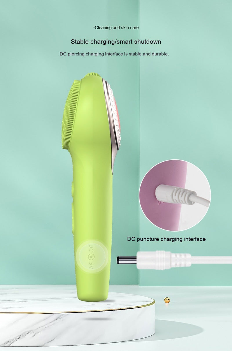 Ultrasonic Facial Cleaner Electric Waterproof Facial Brush Pore Cleaner
