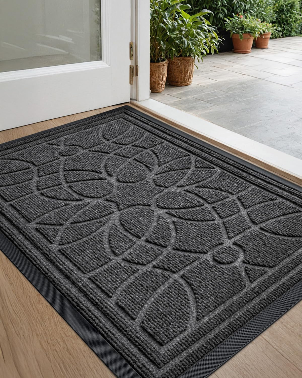 Front Door Mat, Welcome Mats Heavy Duty Durable Low Profile outside Doormat For