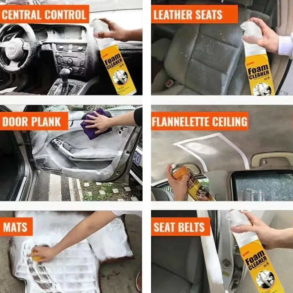 Multi-Purpose Foam Cleaner Cleaning Agent Automoive Car Interior Home Foam Cleaner Home Cleaning Foam Spray Cleaners