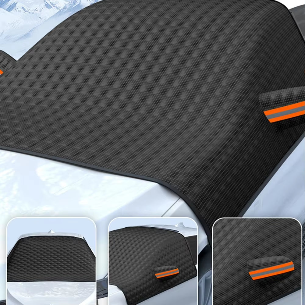 Winter Car Window Snow Cover Large Size Magnetic Car Windshield Snow Cover anti Freeze Snow Windshield Covers Glass Sun Visor