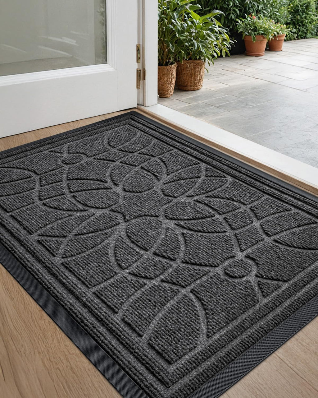 Front Door Mat, Welcome Mats Heavy Duty Durable Low Profile outside Doormat For