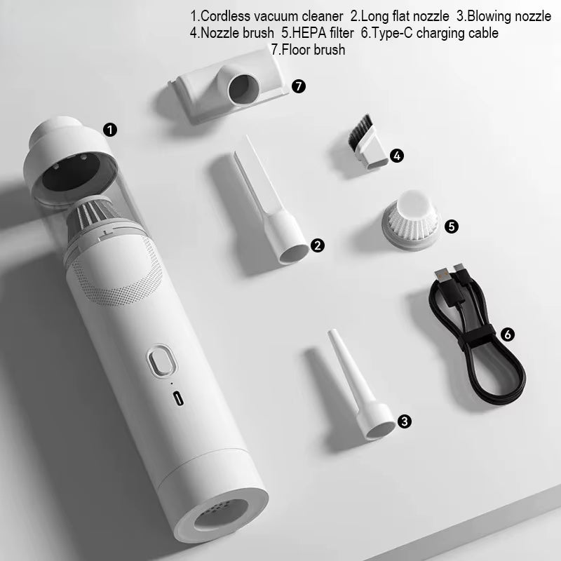 Youpin Vacuum Cleaner Powerful Wireless Car Mini Portable Handheld for Home Appliance Cleaning Machine Car Cleaner Tool Gift New