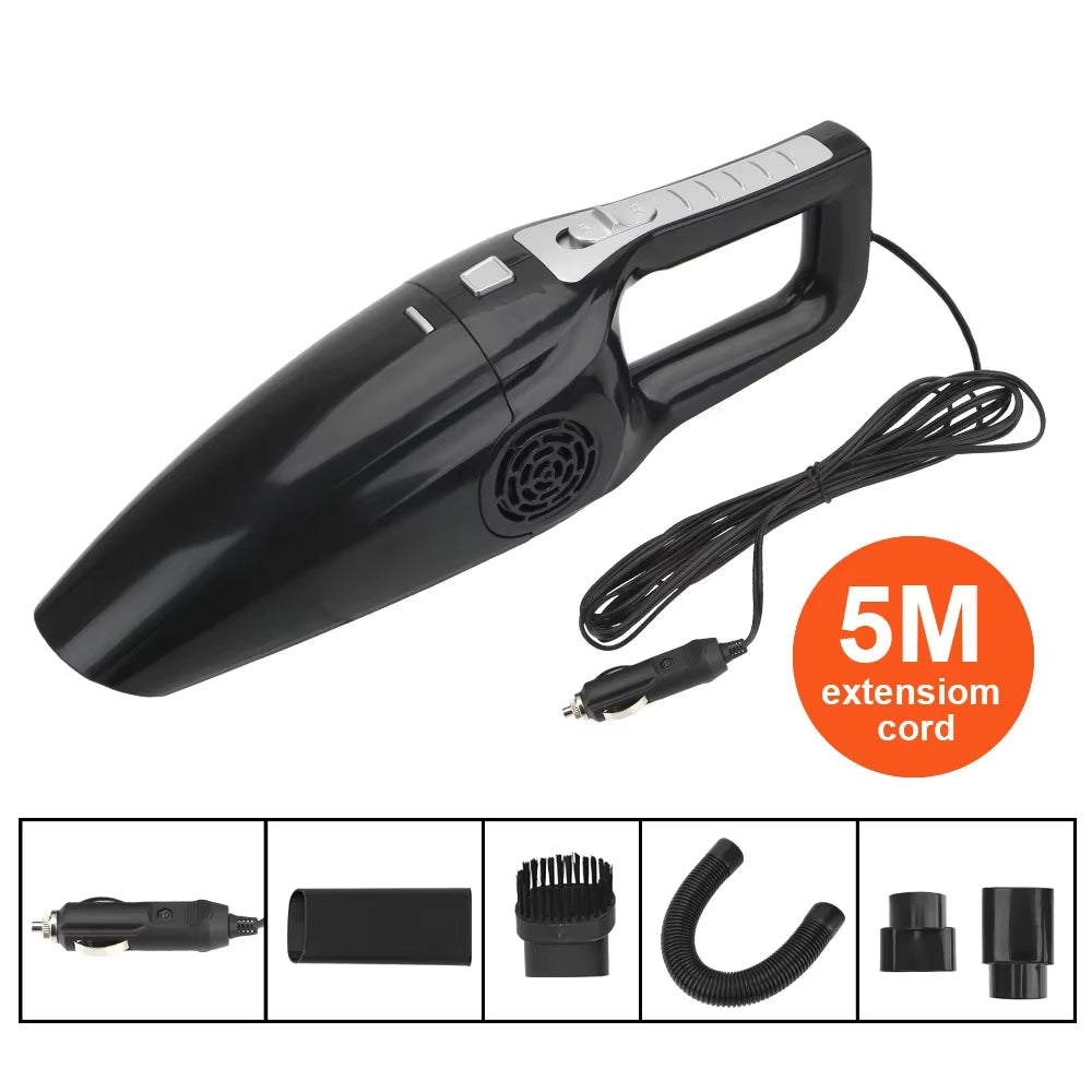 Car Vacuum Cleaner Portable Wet and Dry Dual-Use Vacuum Cleaner Powerful Handheld Mini Vaccum Cleaners High Suction 12V 120W