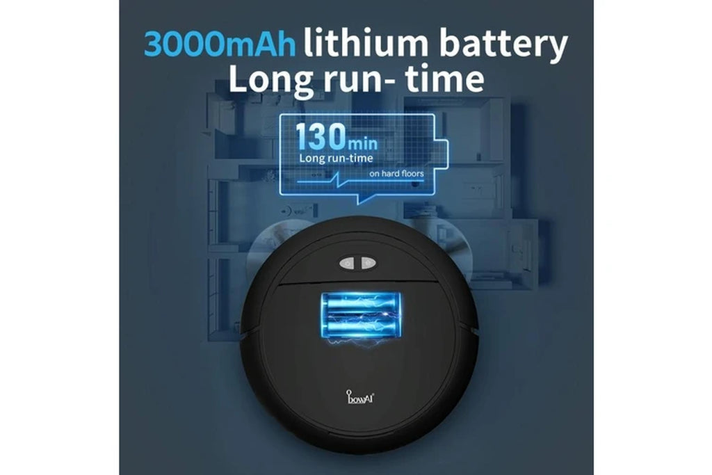 Ob16 Mini Vacuum Cleaner Intelligent Sweeping Robot - Black