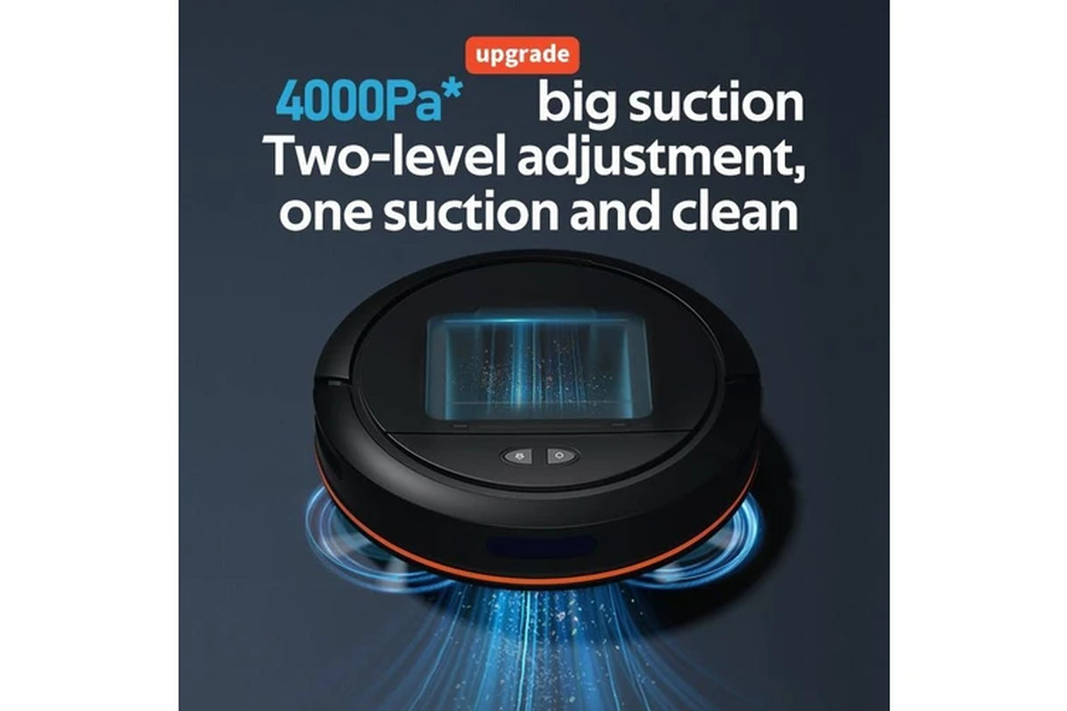 Ob16 Mini Vacuum Cleaner Intelligent Sweeping Robot - Black