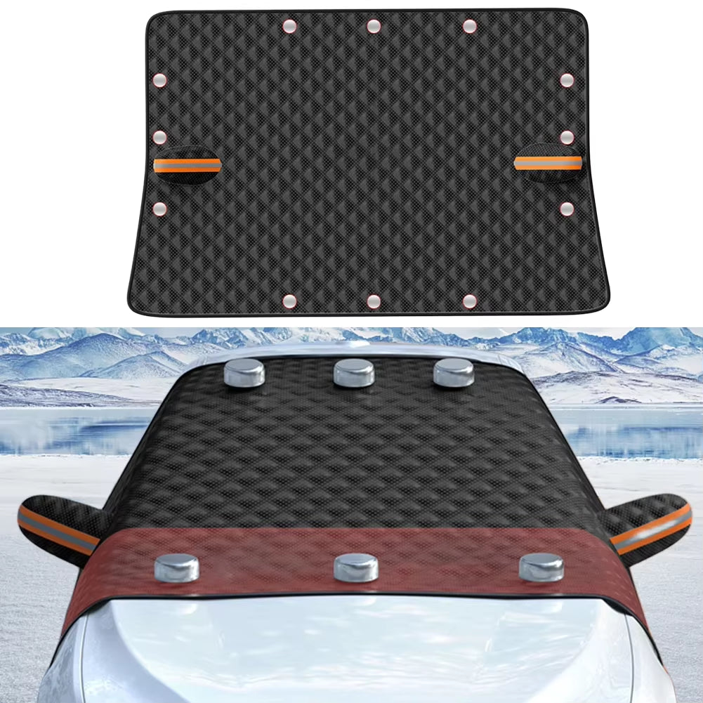 Winter Car Window Snow Cover Large Size Magnetic Car Windshield Snow Cover anti Freeze Snow Windshield Covers Glass Sun Visor