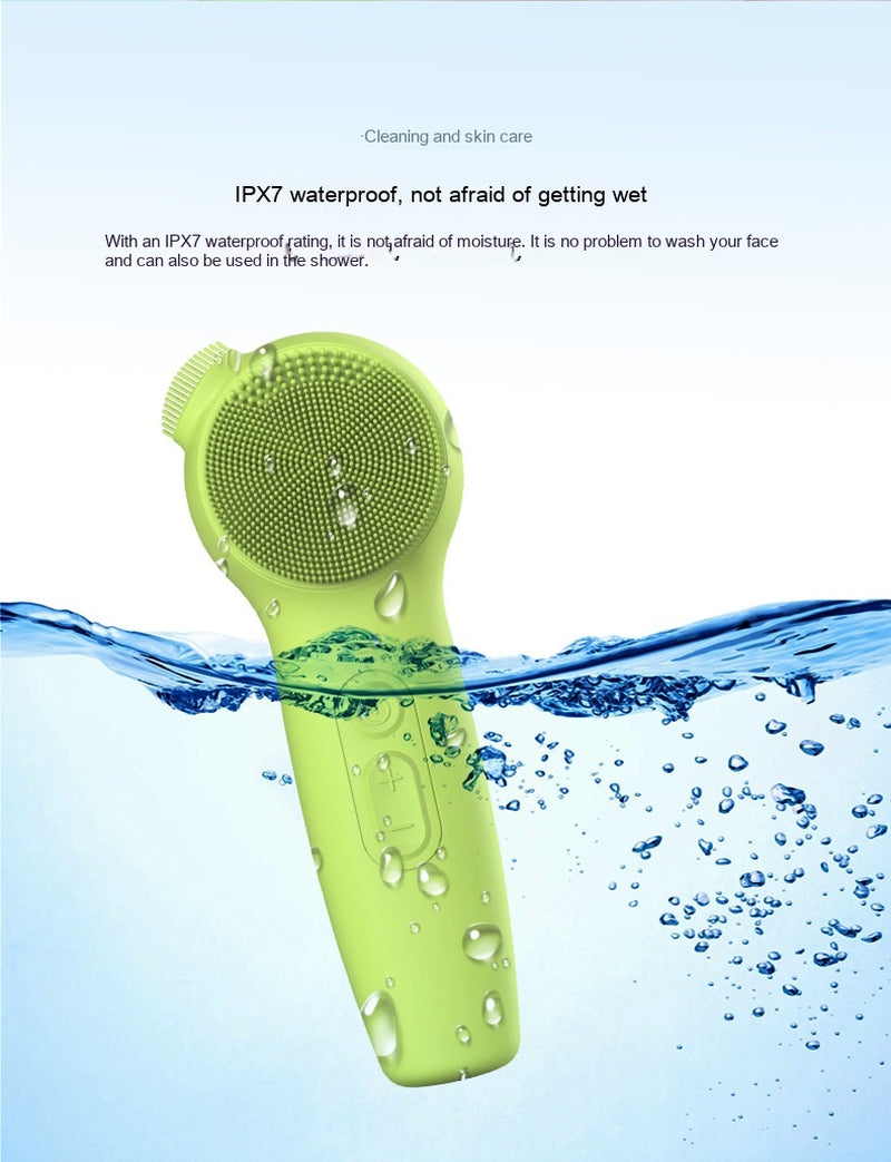 Ultrasonic Facial Cleaner Electric Waterproof Facial Brush Pore Cleaner