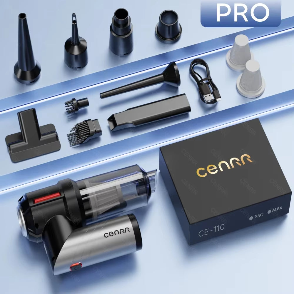 998000PA Car Vacuum Cleaner Mini Portable Handheld Vacuum Cleaner Cordless Strong Suction Car Cleaner Home Appliance