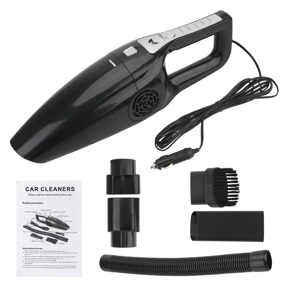 Car Vacuum Cleaner Portable Wet and Dry Dual-Use Vacuum Cleaner Powerful Handheld Mini Vaccum Cleaners High Suction 12V 120W